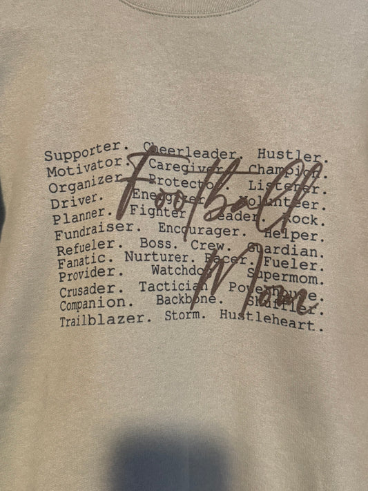 Football Mom Crewneck